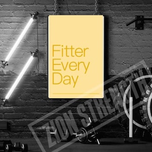 Motivational Gym poster, Fitness Print, Home gym decor, Fitness Printable Wall Art, Dumbbell Print, Minimalist typography, Digital download