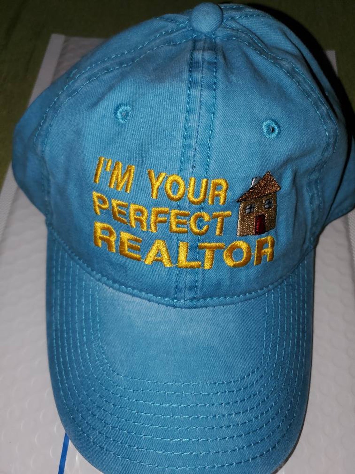 Perfect Relaxed Realtor Hat realtor Real Estate Agent Cap Etsy