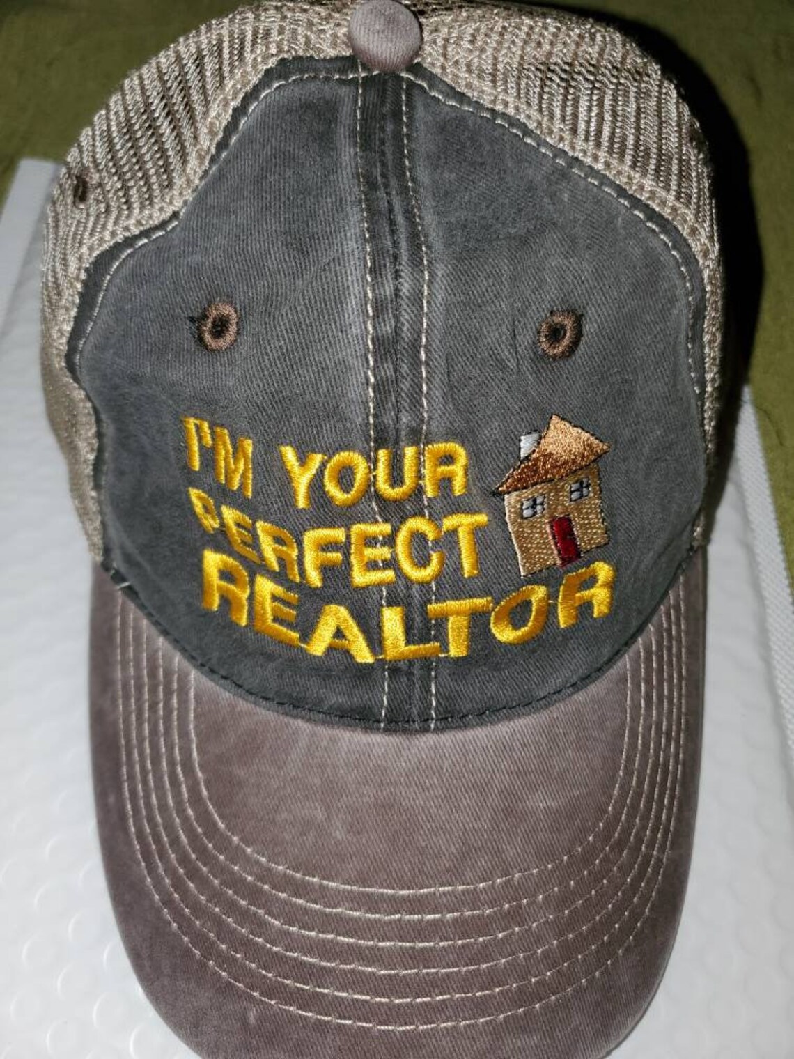 Perfect Relaxed Realtor Hat realtor Real Estate Agent Cap Etsy