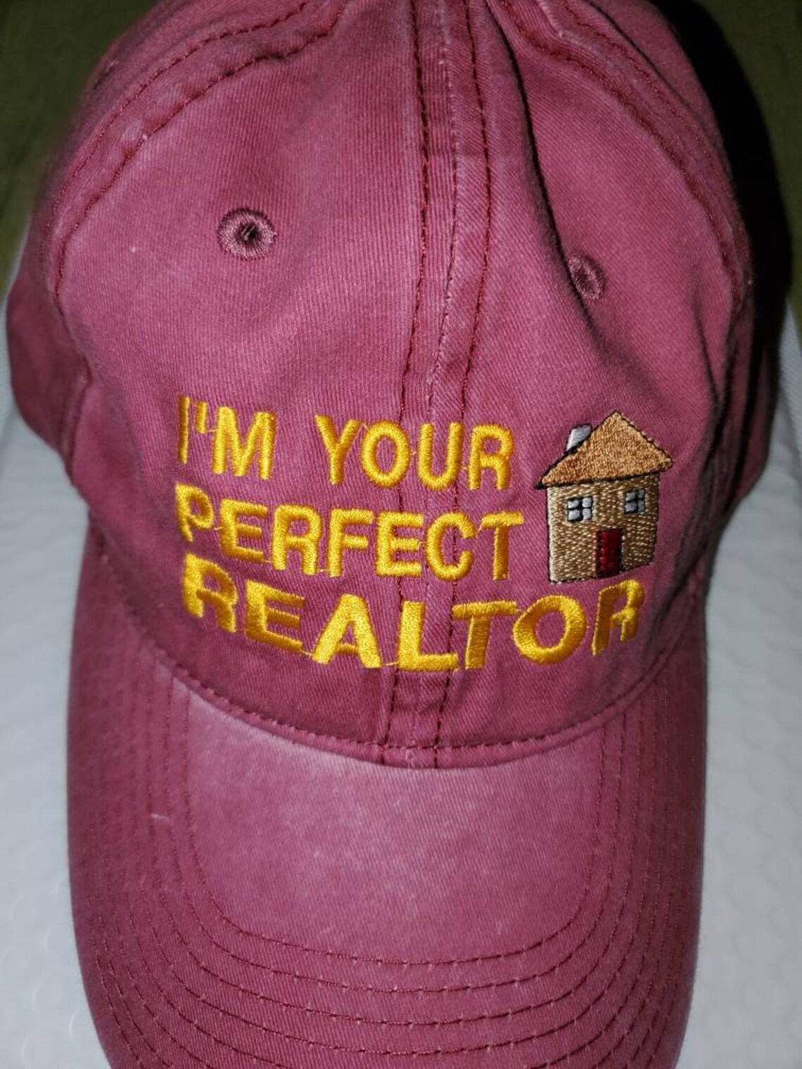 Perfect Relaxed Realtor Hat realtor Real Estate Agent Cap Etsy