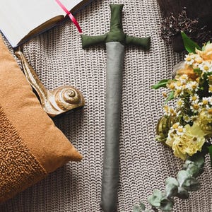 Fabric Covered Wooden Play Sword
