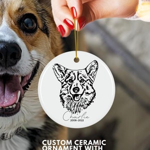 Personalized Pet Ornament Using Pet&#39;s Photo + Name Custom Cat Ornament Christmas Dog Ornament Personalized Dog Ornament Custom Dog Ornament