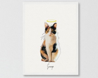 Aangepaste aquarelportretten met huisdierfoto Gepersonaliseerde digitale hondenportretten Kattenportretten Aangepaste hondenportretten Aangepaste huisdierherdenkingskunst