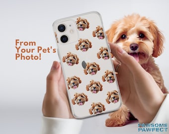 Custom Pet Phone Case Using Pet Photo + Name Custom Dog Phone Case Custom Cat Phone Case Personalized Phone Case Cat iPhone Case