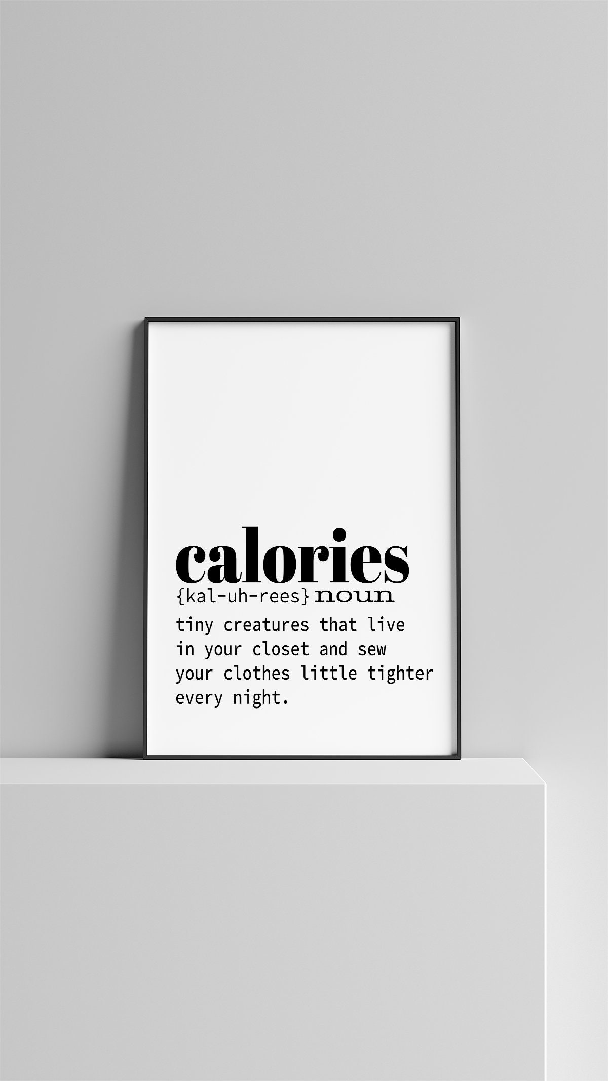 Funny Kitchen Wall Art Calories Definition Quote Printable - Etsy Funny Kitchen Wall Art Calories Definition Quote Printable - Etsy