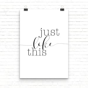 Love Grows Best in Little Houses Set of 3 Prints Printable, Monochrome ...