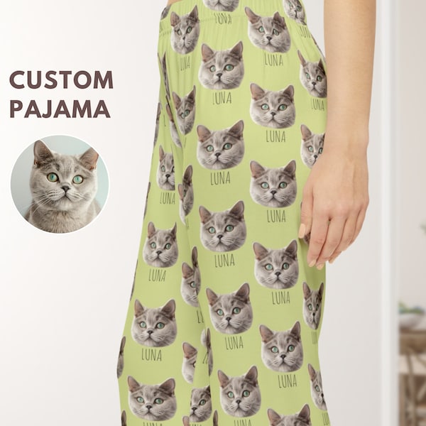 Personalized Cat Pajamas for Men Etsy UK