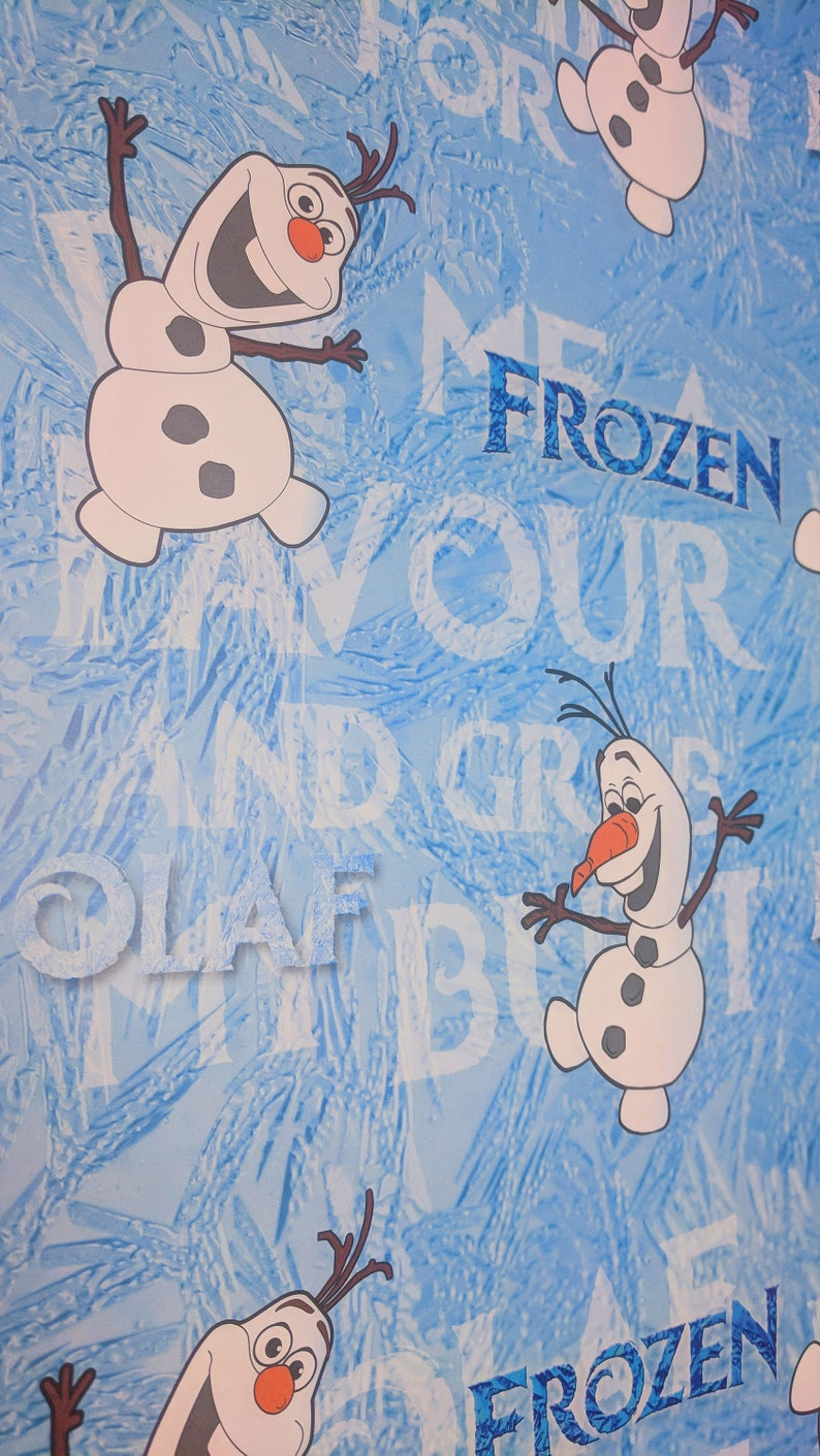 Olaf Frozen Gift Wrap Birthday Christmas Wrapping Paper | Etsy