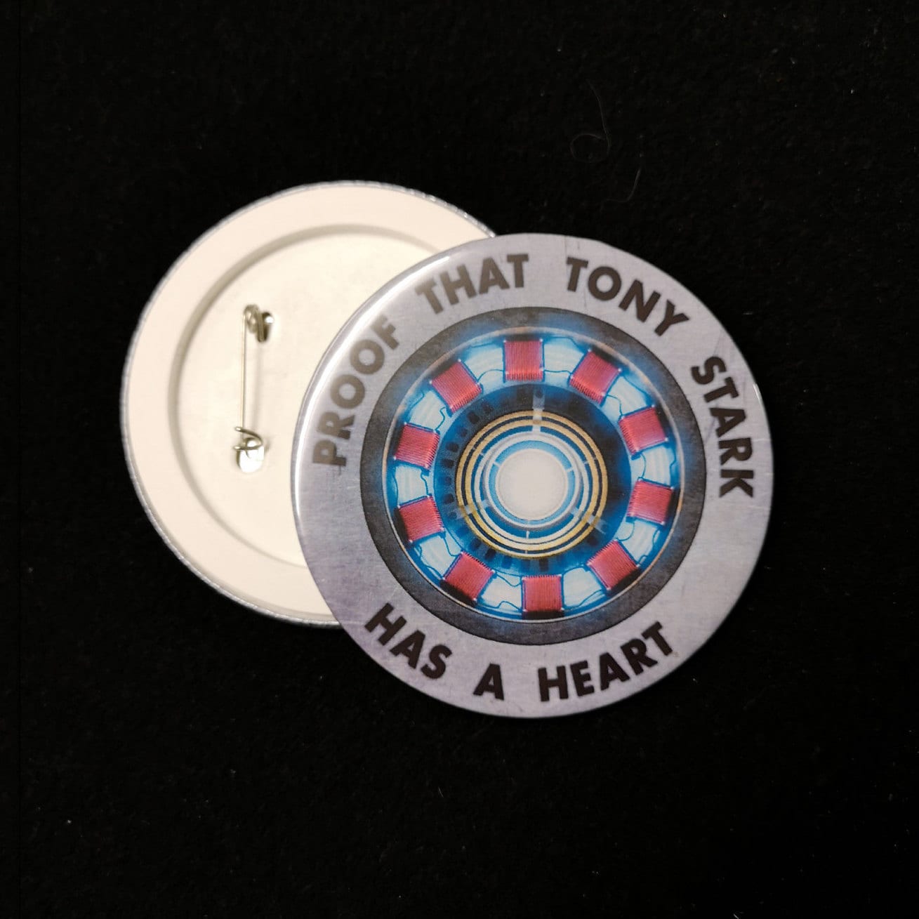 Iron Man Tony Stark Chest Arc Reactor Emblem Iron-on Embroidered Patch 