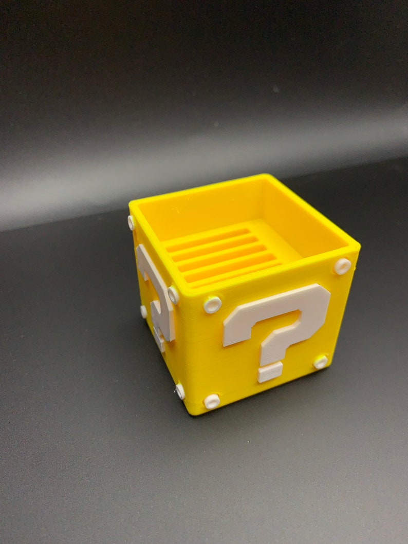 Nintendo DS/3DS Mario Brothers Question Block Game Storage Etsy