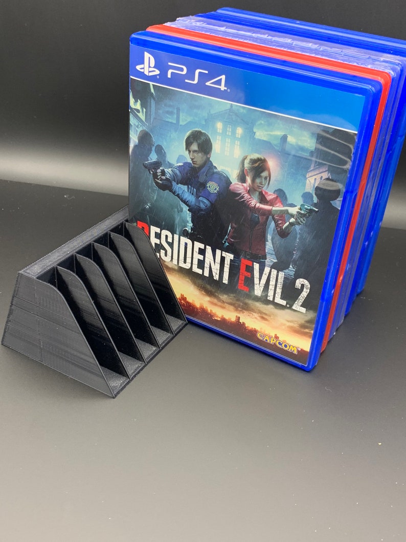 Playstation Game Stand Case Holder PS4 Holds 12 Games Etsy