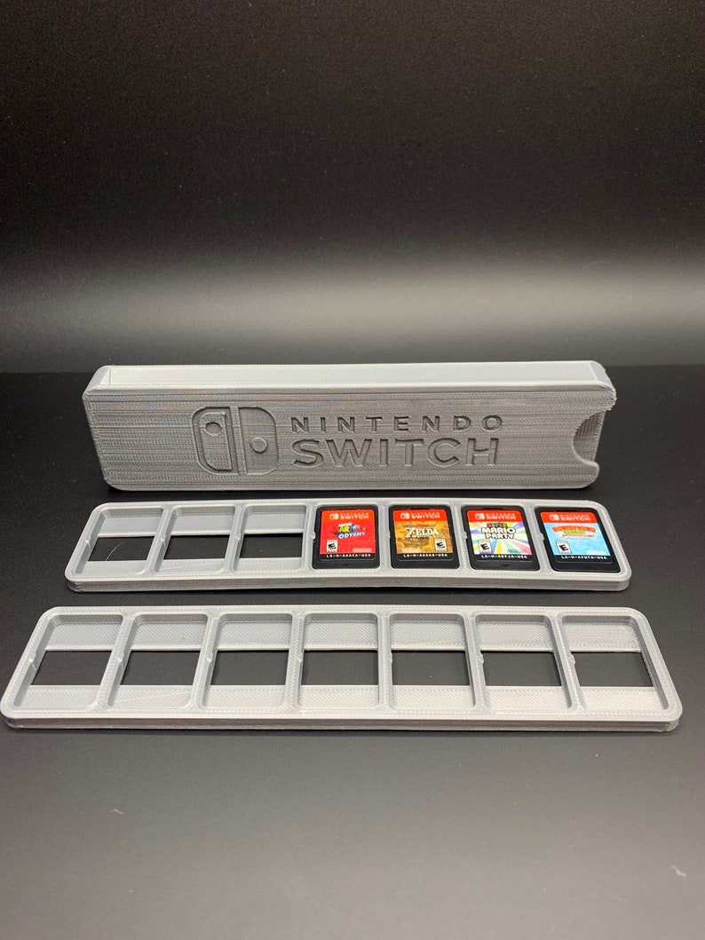Nintendo Switch Game Cartridge Storage Holder Case Holds Etsy