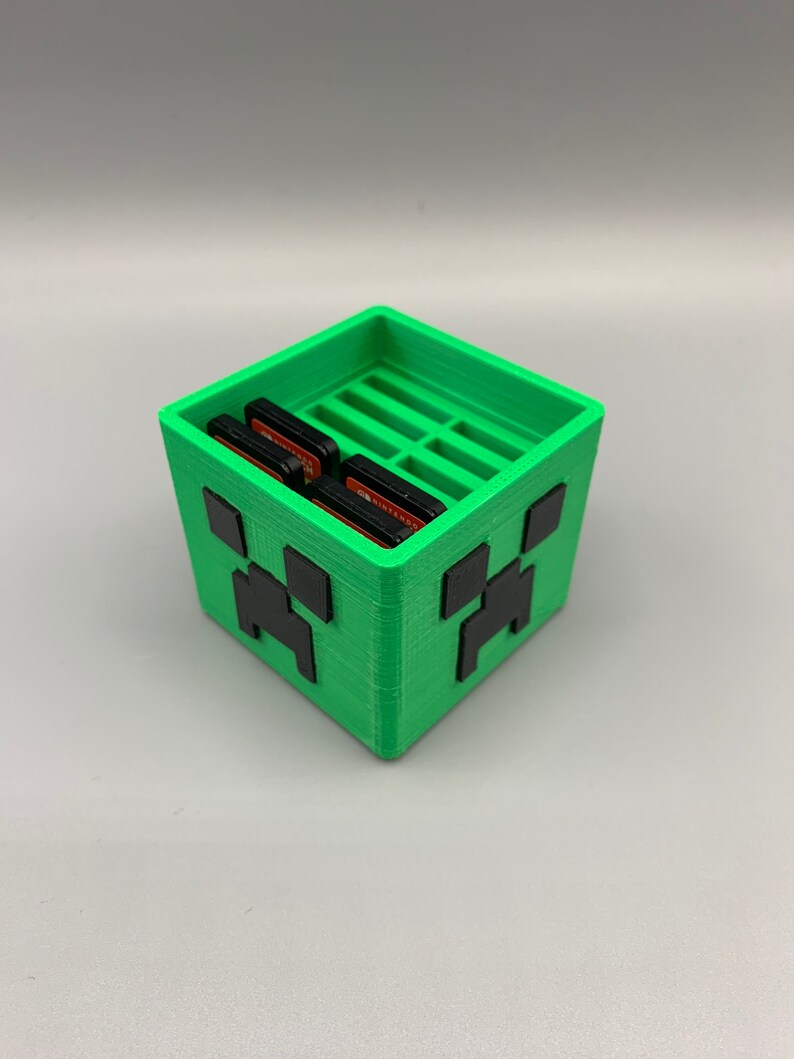 Nintendo Switch  Minecraft Creeper  Cartridge Holder  Holds image 1
