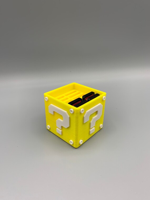 mario cube switch game holder