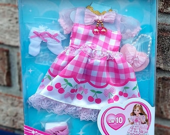 Takara Licca-chan doll Dress set, Fits Blythe Japan import, Jenny Friend, Licca clothes, USA seller