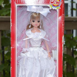 Vintage 1981 Takara Jenny Bride Doll, Japan Import Licca Chan