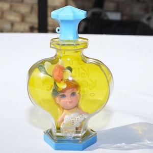 Kiddle Kologne, Honeysuckle, Liddle Kiddles, 1967 Mattel, Hong Kong  #3704, 2 inch doll, Kiddles Perfume