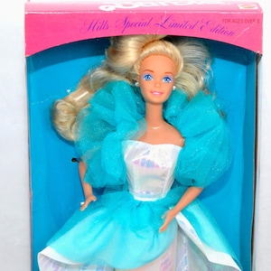 Vintage 1990 Evening Sparkle Barbie Doll - Hills Exclusive - New in Box, Mattel, 90s