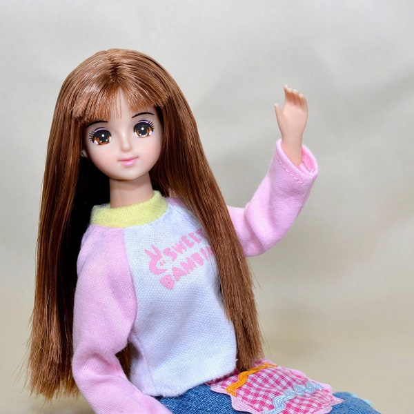 Takara Jenny doll in Takara Fashion Station, "Sweet Bambini" set Japan import  Licca-chan, Barbie friends,  USA Seller, Kawaii doll