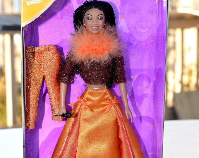 Brandy Superstar Barbie Doll, Brandy Norwood, 1999 Mattel TV & Movie