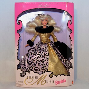 Evening Majesty Barbie doll, Evening Elegance series, Mattel 1996 Special Edition, Vintage Fashion doll, 90s doll