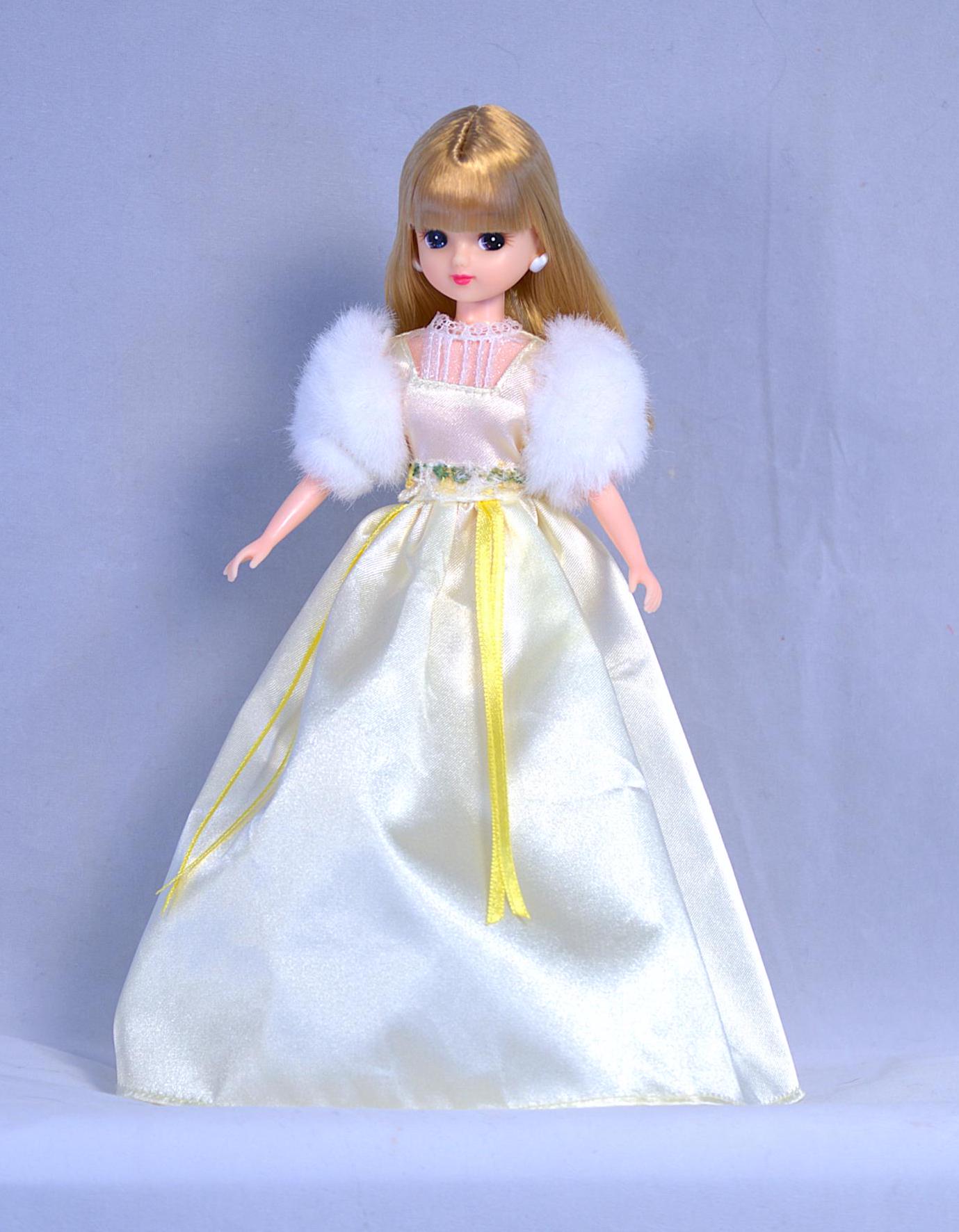 Takara Licca Chan Doll in Original Dress & Shoes, 1984 Japan