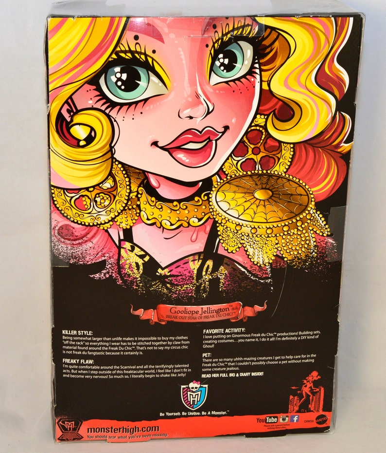 Monster High Gooliope Jellington Freak Du Chic 17 Doll Etsy Monster High Gooliope Jellington Freak Du Chic 17 Doll Etsy