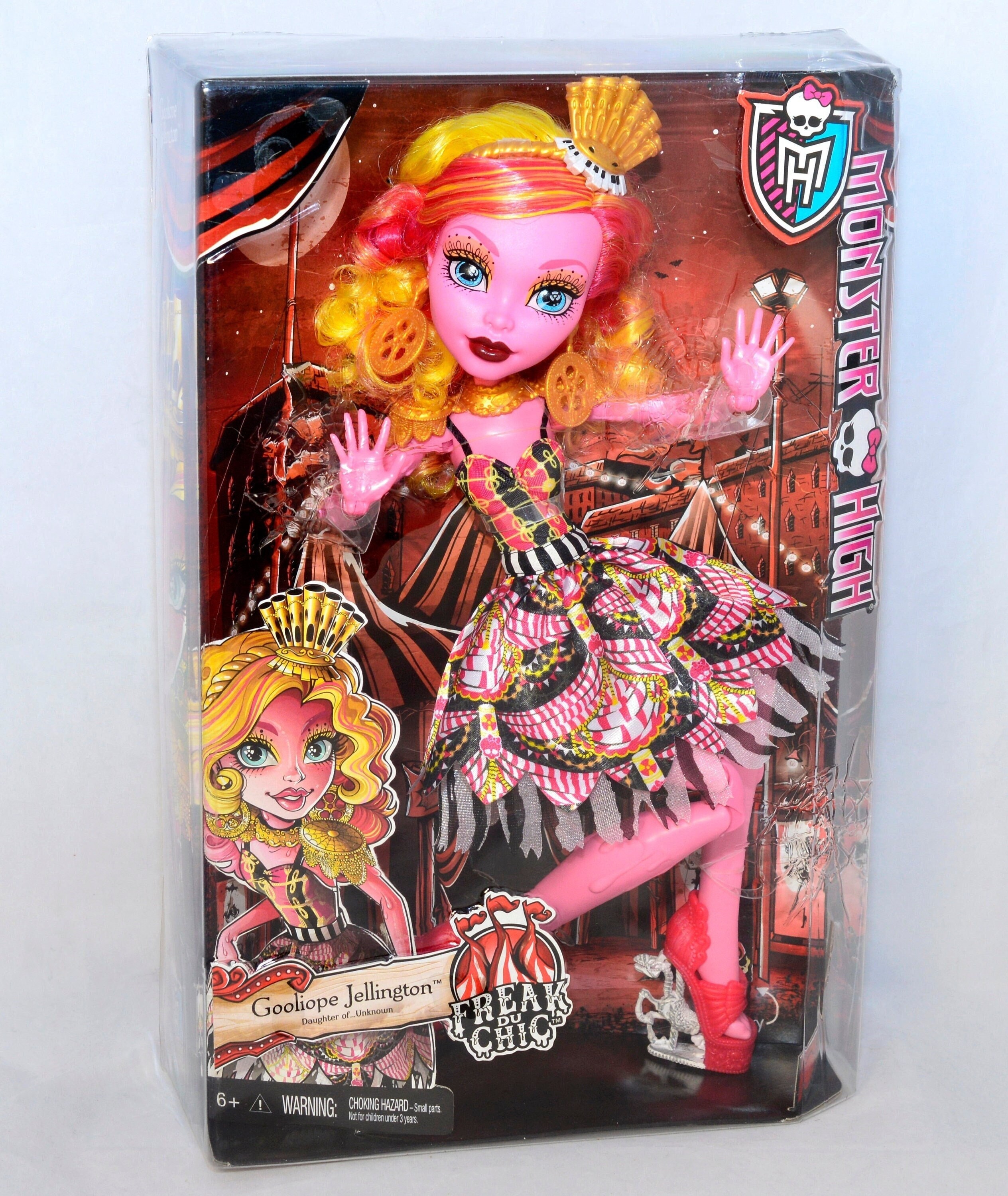 Monster High Gooliope Jellington Freak Du Chic 17 doll - Etsy 日本