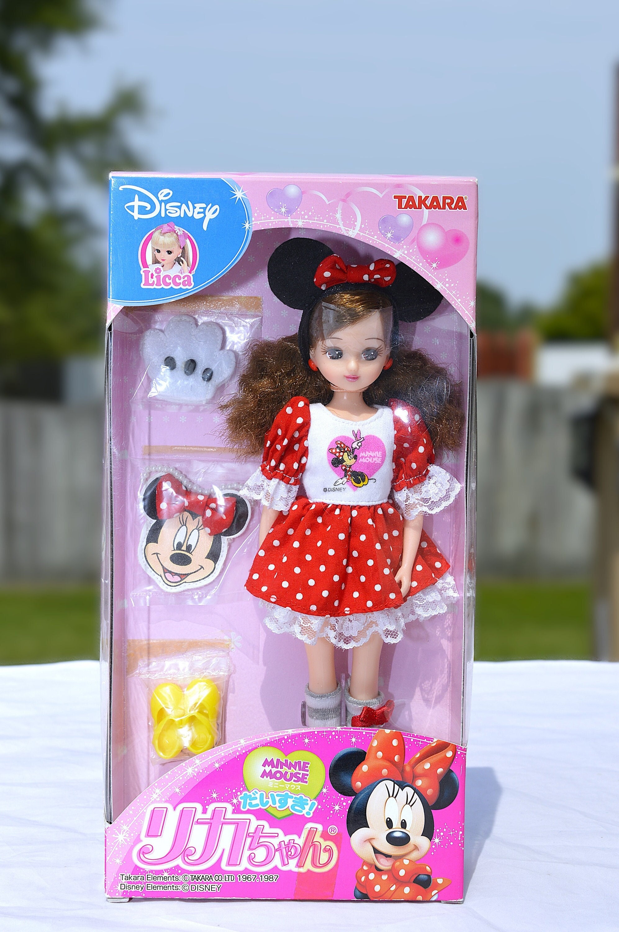@キラニー Takara Licca-chan Minnie Mouse Disney Collaboration Doll, 1987