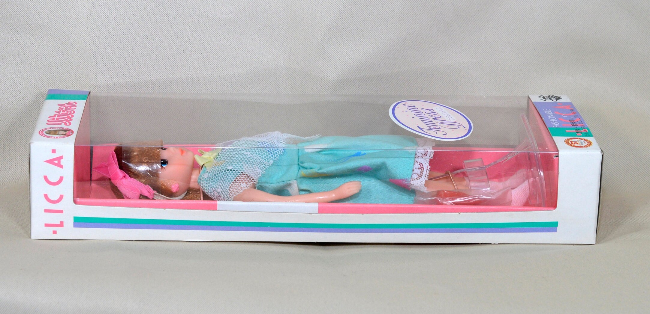 Poupée Takara Japon 1984 Licca-Chan En Robe Féminine - Collection Neuve