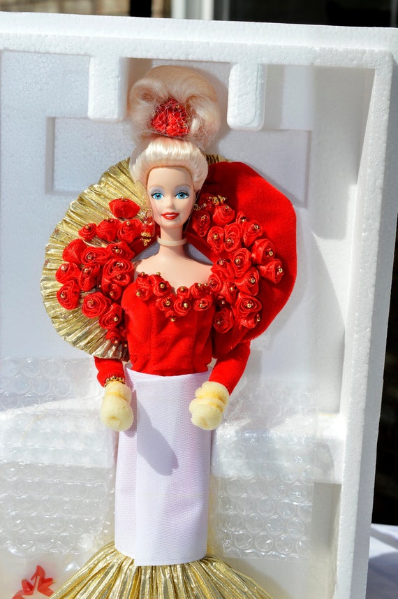 Mattel 50th Anniversary Barbie Doll Golden Anniversary Porcelain Doll Limited Collector Ed. 1995 NEW 90s Barbie Etsy Australia