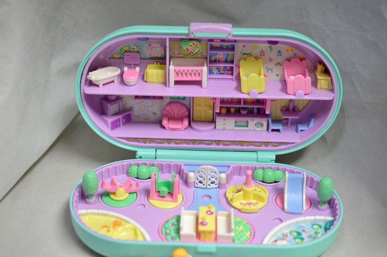 polly pocket babysitting stamper