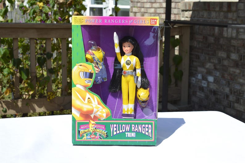 Power Rangers for Girls, Yellow TRINI Doll 1994 Bandai - Etsy