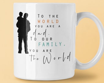 World's Best Dad Mug - La mejor taza de café para papá del mundo. Regalo para papá, taza del Día del Padre, taza de café para papá, taza de café para papá, taza para papá, taza para papá