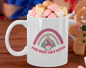 De beste dag ooit kerstkoffiemok. Kerst Mok, Vakantie Mok, Winter Mok, Vakantie Kerst Mok, Kerst Koffie Cup, Kerst geschenken