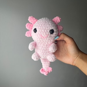 Crochet axolotl ,axolotl toy,axolotl plush,axolotl plushie,crochet sea creatures ,fidget toy,pink axolotl ,worry pet,crochet plushies