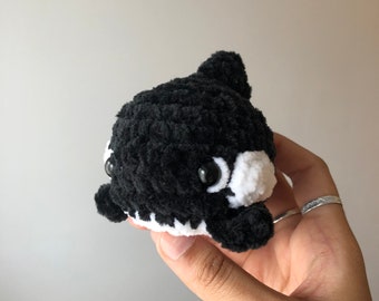 Orca worry whale, Stress ball buddy, handmade whale stress ball, crochet stress ball, anxiety ball, cute whale,worry pet,worry ball
