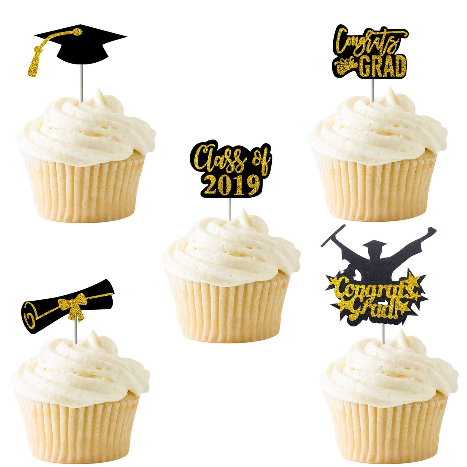 Decorating Tools Cake Cupcake Toppers Graduation Party Supplies