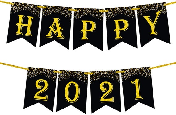 Happy 2021 Sign for New Years Decorations Happy New Year Decorations 2021 Happy New Year Banner for NYE Decorations 2021 Gold New Years Banner for New Years Eve Party Supplies 2021 No DIY Happy 2021 Sign for New Years Decorations Happy New Year Decorations 2021 Happy New Year Banner for NYE Decorations 2021 Gold New Years Banner for New Years Eve Party Supplies 2021 No DIY