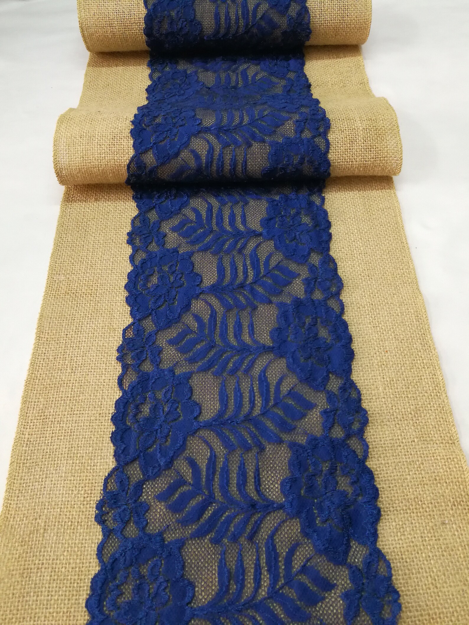 Navy lace Table RunnerHoliday Table Runner WeddingWedding Etsy