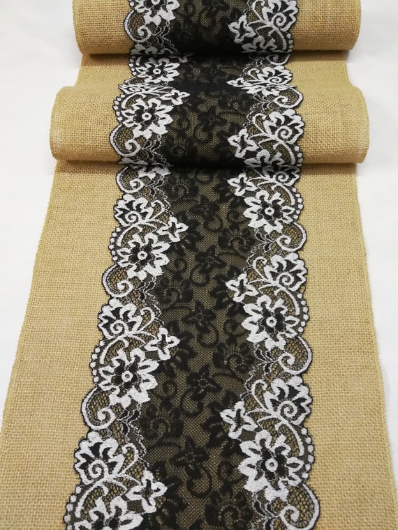 Black lace Table RunnerHoliday Table Runner WeddingWedding Etsy