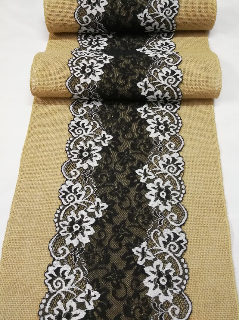 Black lace Table RunnerHoliday Table Runner WeddingWedding Etsy