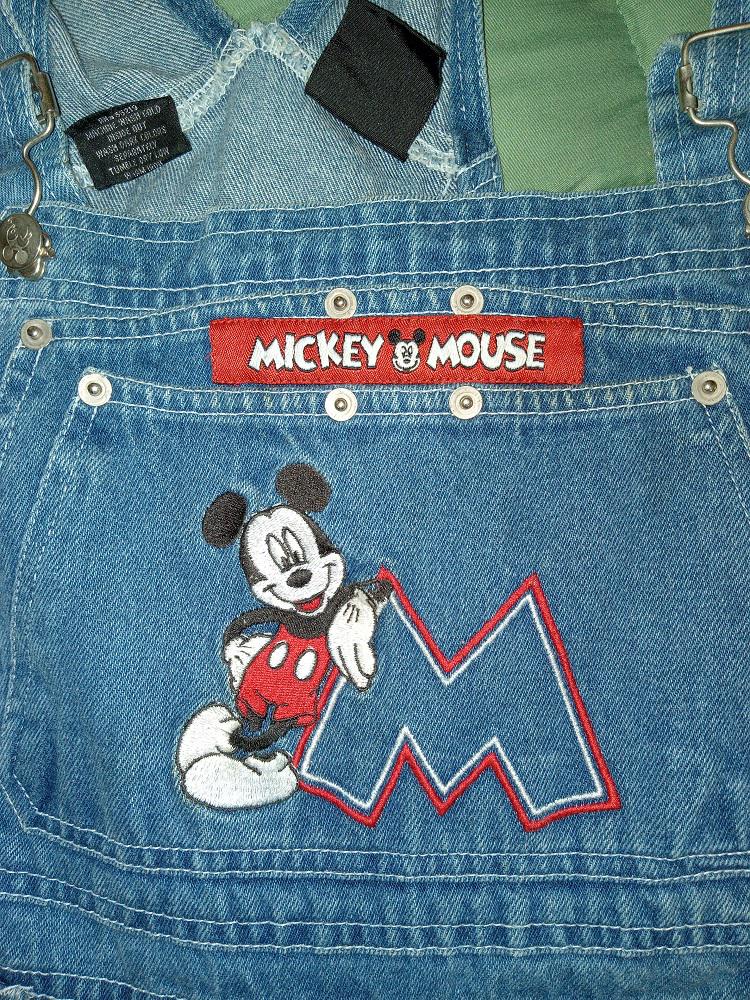 ヴィンテージミッキーマウス フィギュア オーバーオール Vintage Mickey Mouse Overalls - Etsy