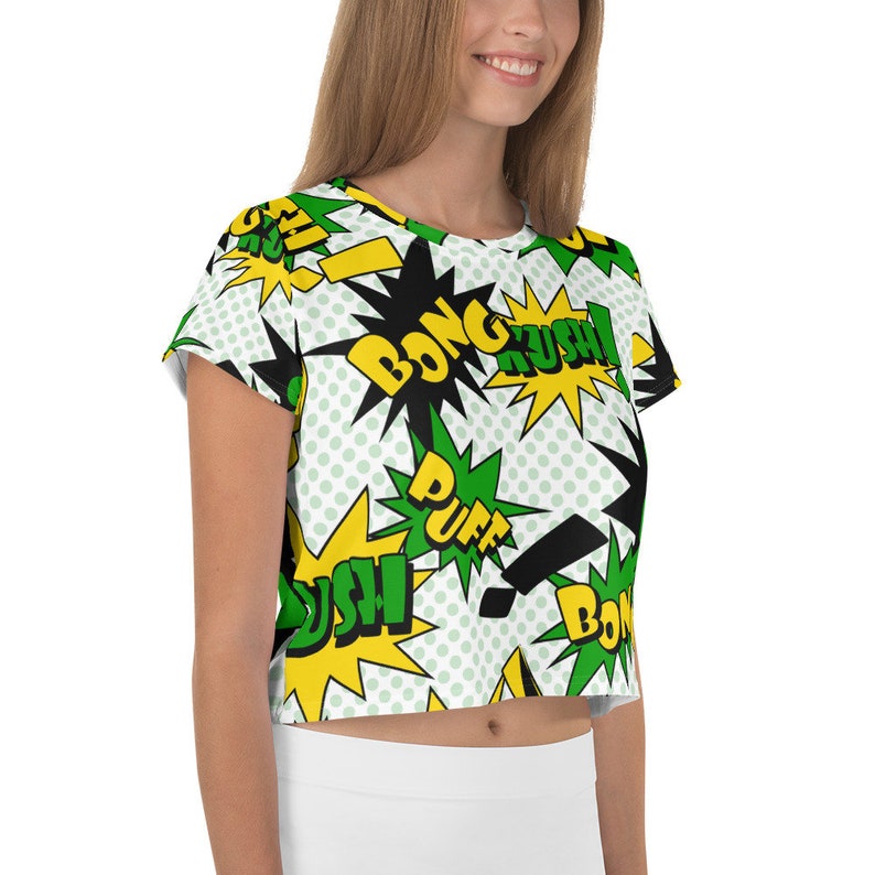 Cannabis Crop Shirt Weed Shirt Weed Clothing Jamaican Shirt Ganja Top Weed gifts Xmas Gift Women/'s T-shirt Stoner Gift Weed Top