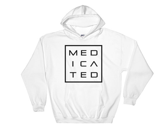 Mens Fleece Hoodie Im on One Marijuana Smoker Wool Warm Soft Winter Gift Pullover Hooded Sweatshirt