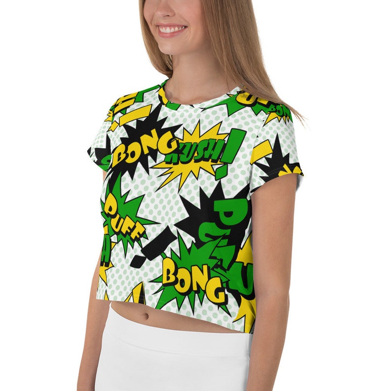 Cannabis Crop Shirt Weed Shirt Weed Clothing Jamaican Shirt Ganja Top Weed gifts Xmas Gift Women/'s T-shirt Stoner Gift Weed Top