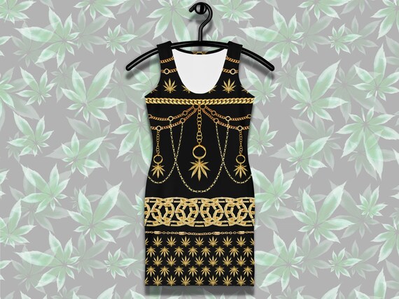 Marijuana leaf dress hot sale