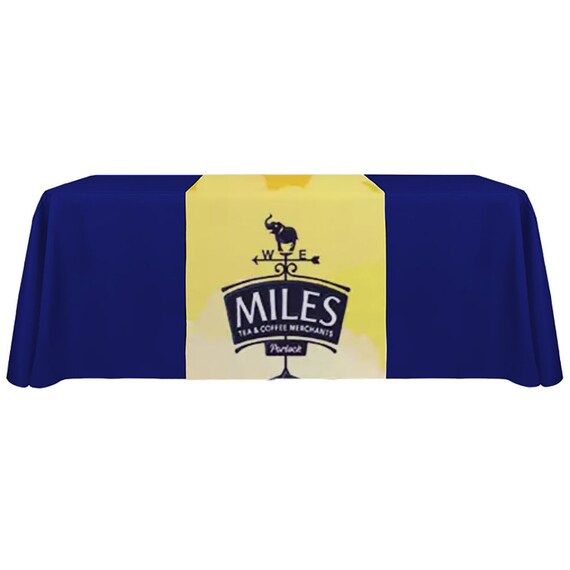 Custom Table Runner With Your Logo and Message Table Runner Etsy