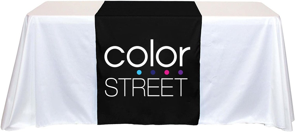 Custom Vendor table runner Custom fashion table runner Logo Etsy