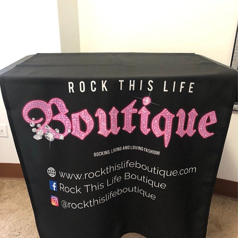 Custom Logo Table Runner Custom table runner with your logo Etsy